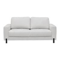 SOFA DWUOSOBOWA PIEGA - kolor srebrny/czarny, Modern, metal/tkanina (189/66-87/96cm) - Mömax
