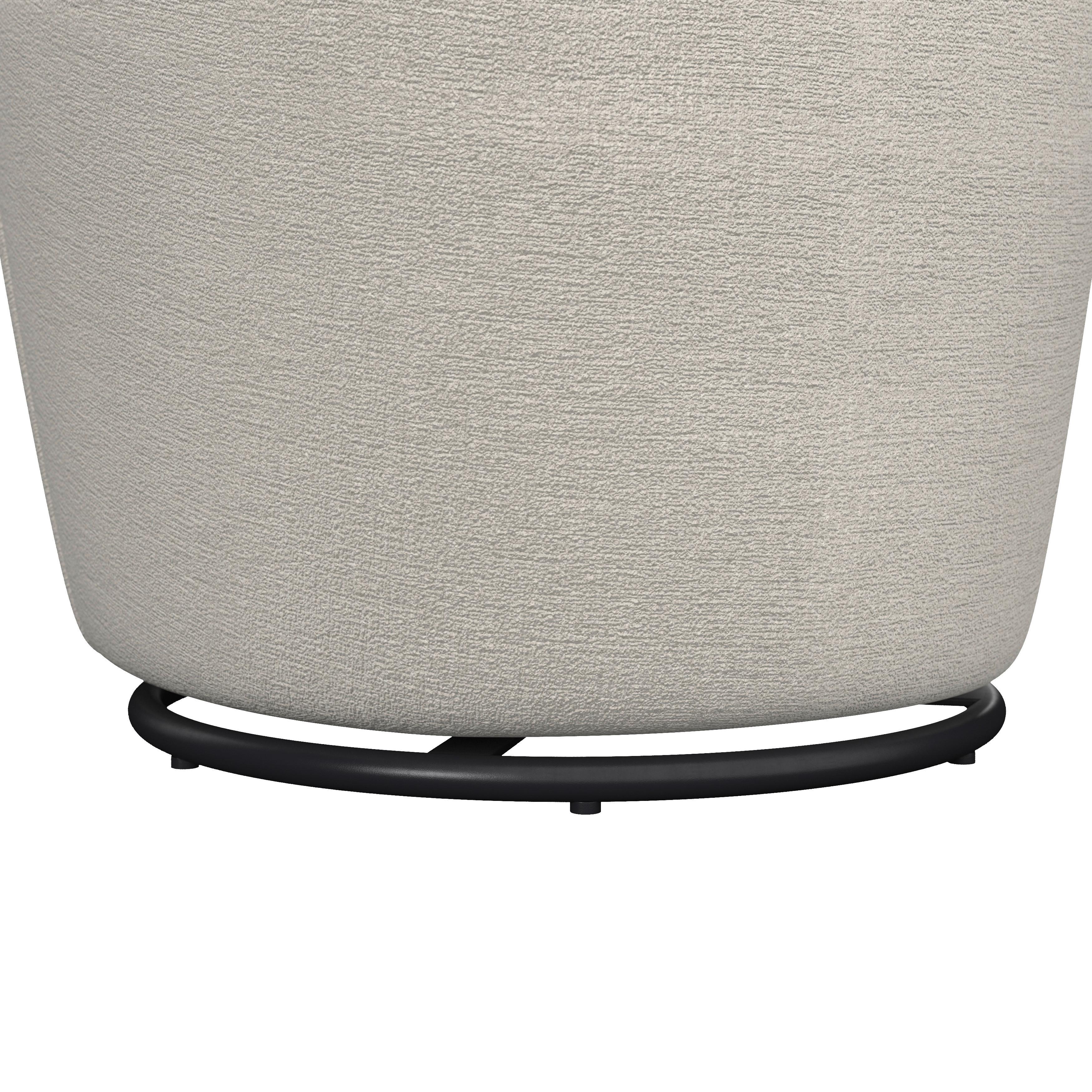 STOL MED ARMSTÖD VITTORE - beige/cremefärgad, Modern, metall/trä (56/83,5/62cm) - Bessagi Home