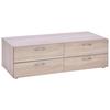 Schubladenbox Basic in Sonoma Eiche - Sonoma Eiche, Konventionell, Holzwerkstoff (110,7/35/51,9cm) - Based