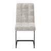 SVIKTSTOL NOVA - ljusgrå/svart, Modern, metall/trä (46/97/62cm) - Bessagi Home