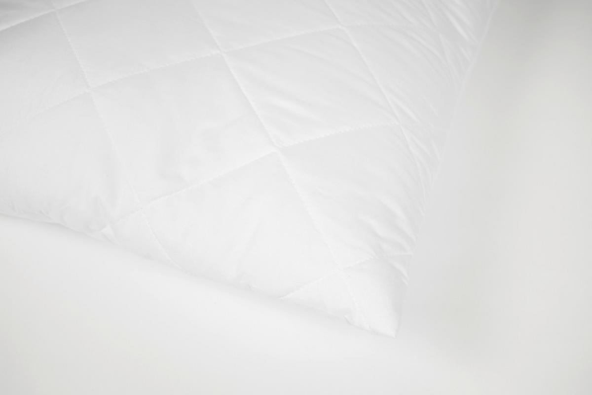 PODUSZKA POD GŁOWĘ OBJEKT 95°C - biały, Basics, tkanina (60/80cm)