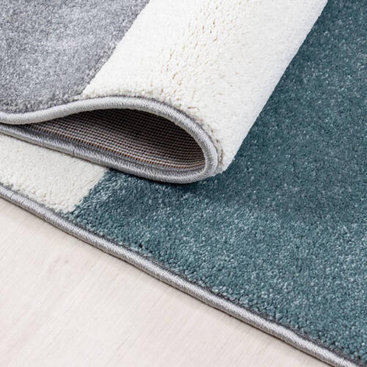 Flachwebeteppich Hawaii Blau ca. 240x340cm - Blau, Basics, Textil (240/340cm) - Novel
