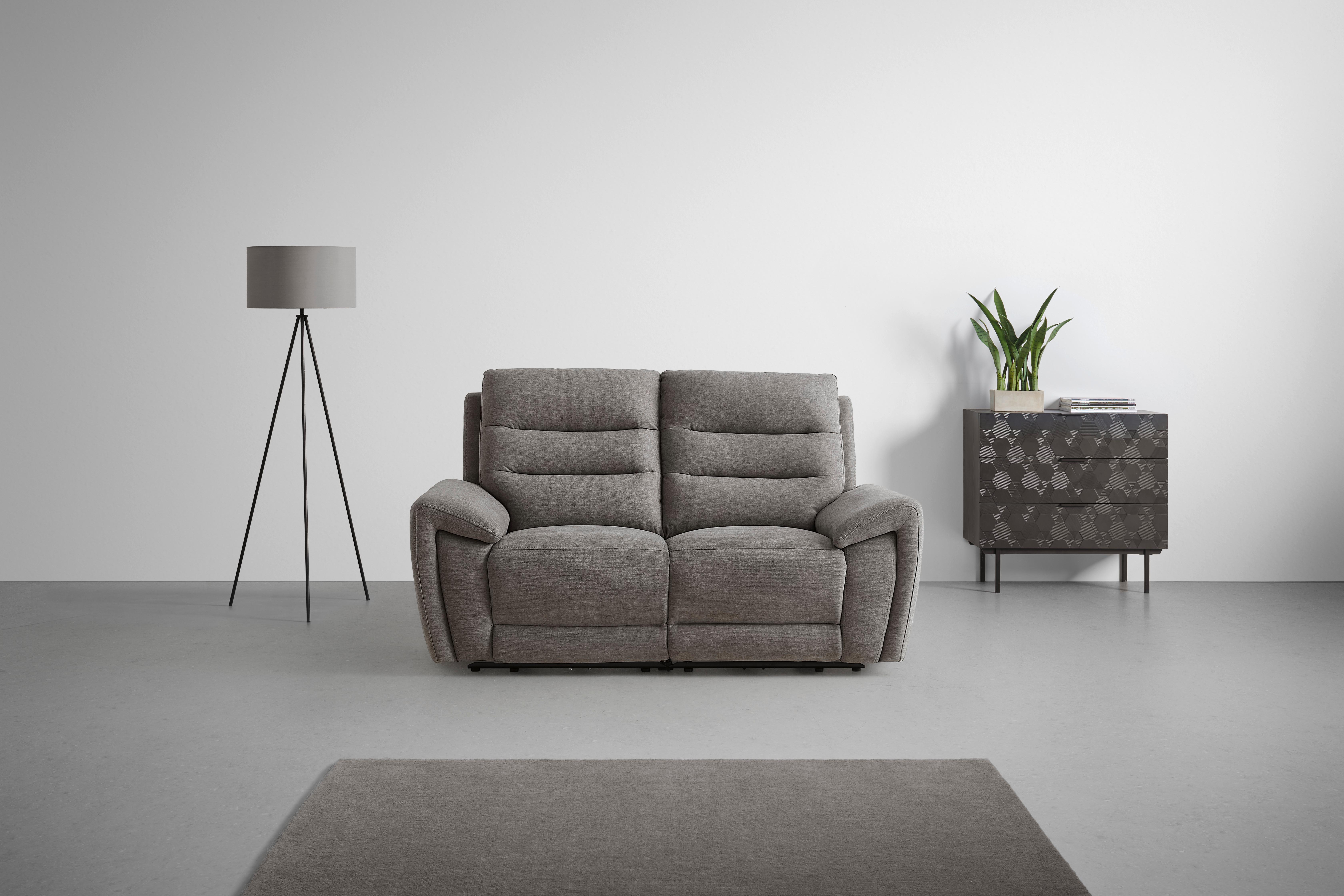 2-SITS SOFFA KNUT - grå/svart, Klassisk, textil (169/94/100cm) - Mömax