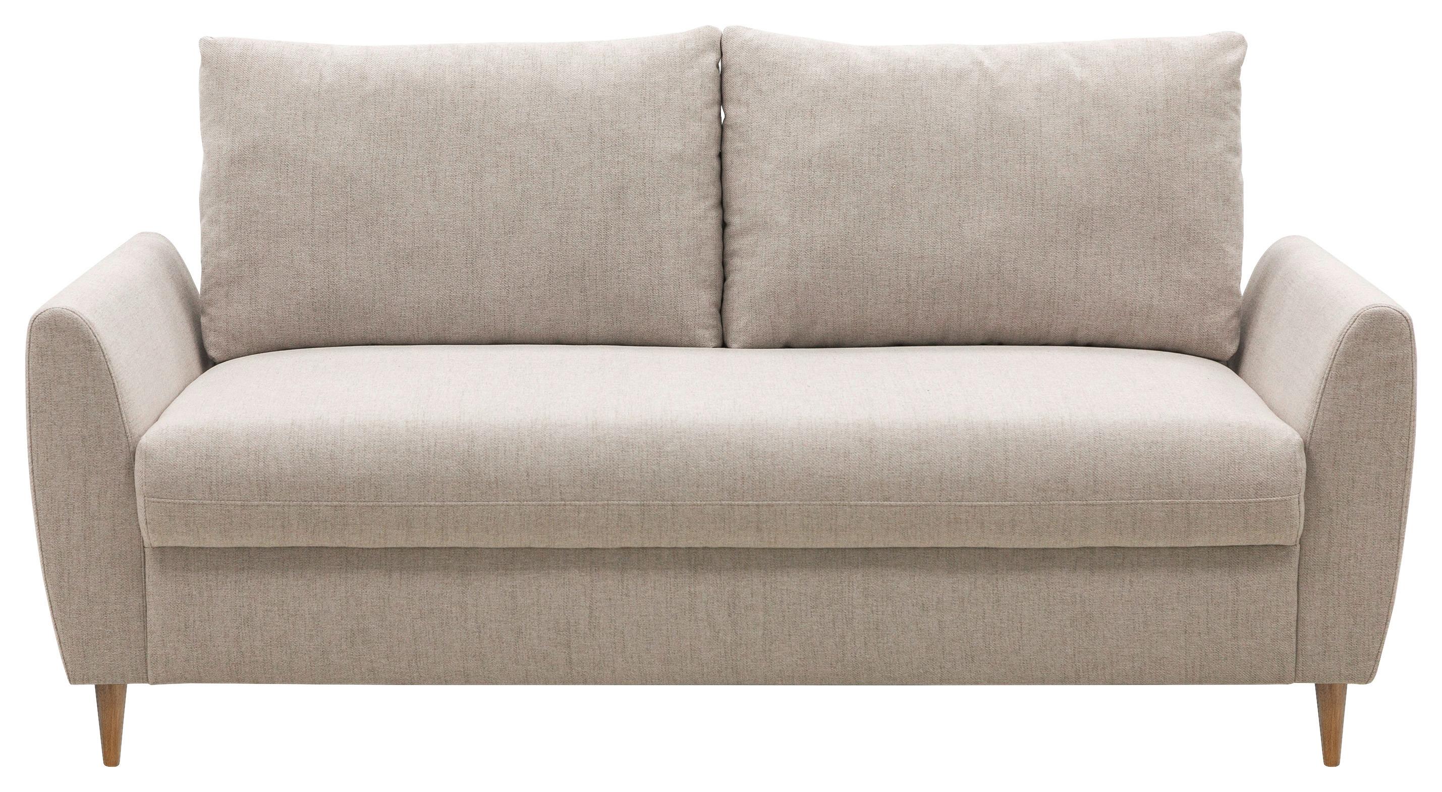 Trosjed Lino - boje oraha/bež, Konvencionalno, drvni materijal/drvo (180/92/78cm)