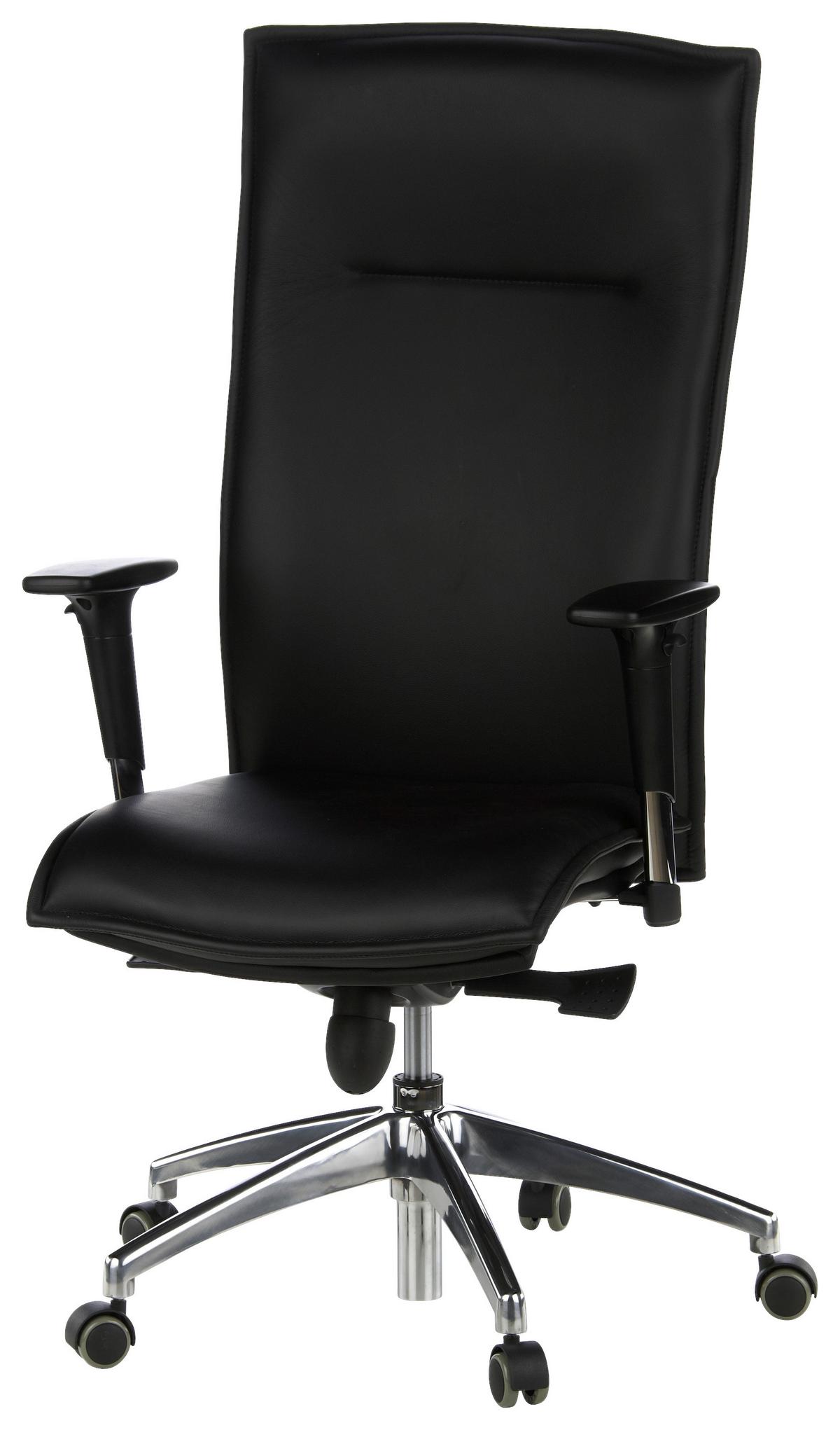Vrtljiv Stol Murano 20, Črna - črna/barve aluminija, Moderno, kovina/umetna masa (59/133/52cm) - MID.YOU
