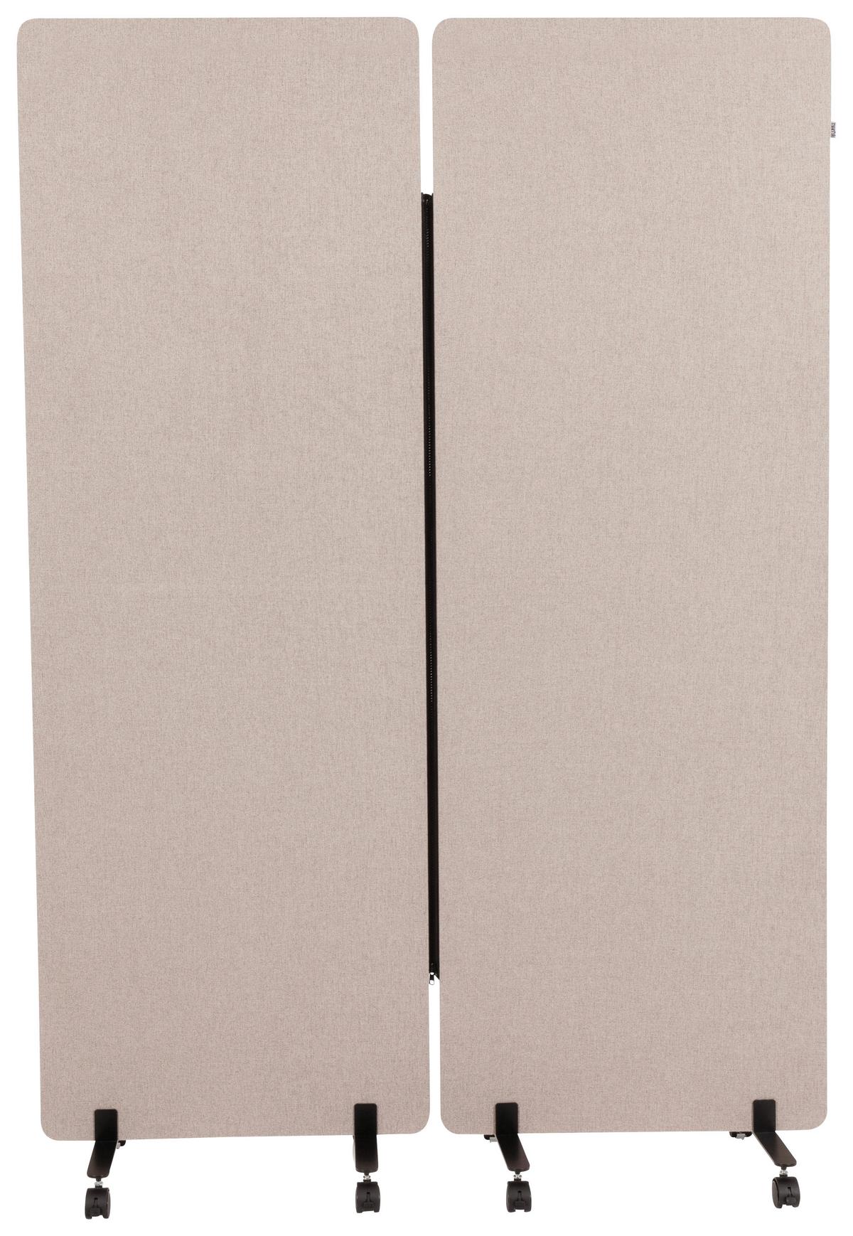 Pregradna Stena Flexmiut, Taupe - rjavosiva, Basics, kovina/umetna masa (60/177/35cm) - MID.YOU