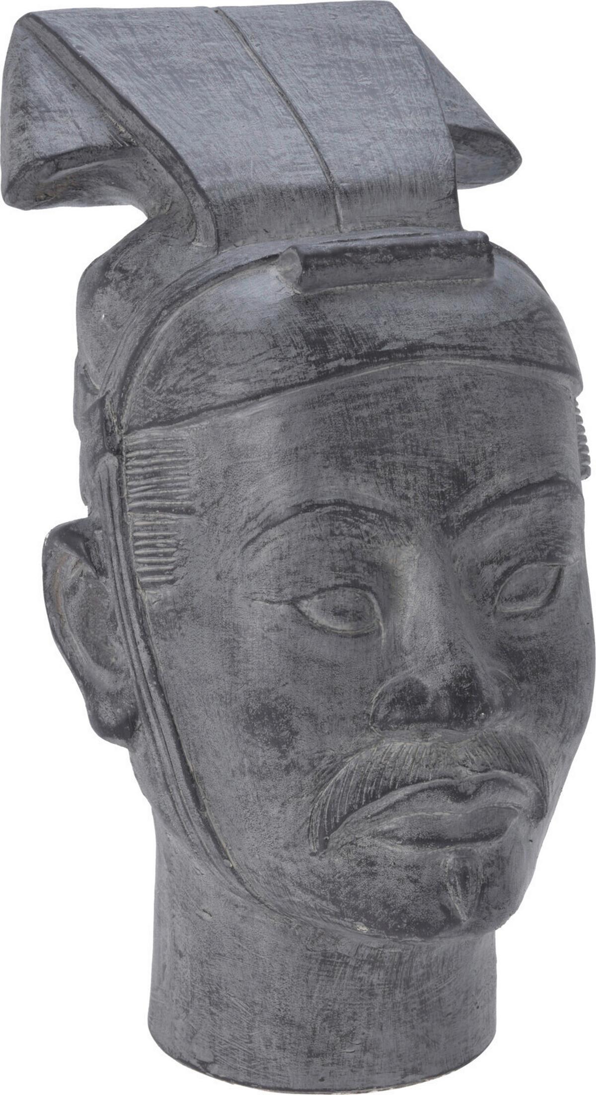 Szobor Fighter - fekete, műanyag (24,5/21/38,5cm)