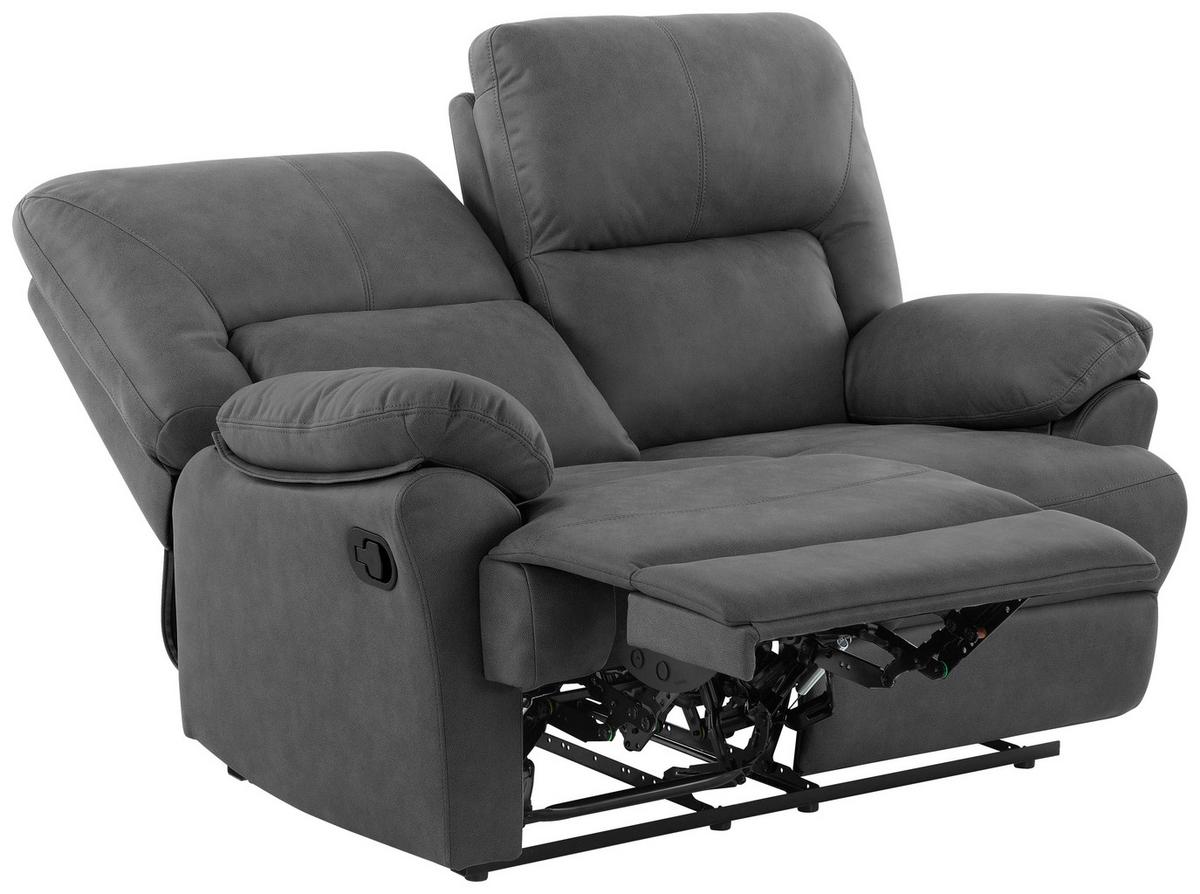 Dvosed Clara, Siva - siva, Basics, tekstil (145/103/93cm) - Livetastic