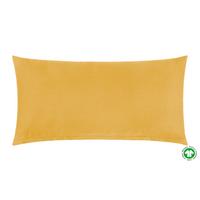 Kissenhülle Bio-Eva Uni in Gelb ca. 40x80cm - Gelb, Modern, Textil (40/80cm) - ecoTree