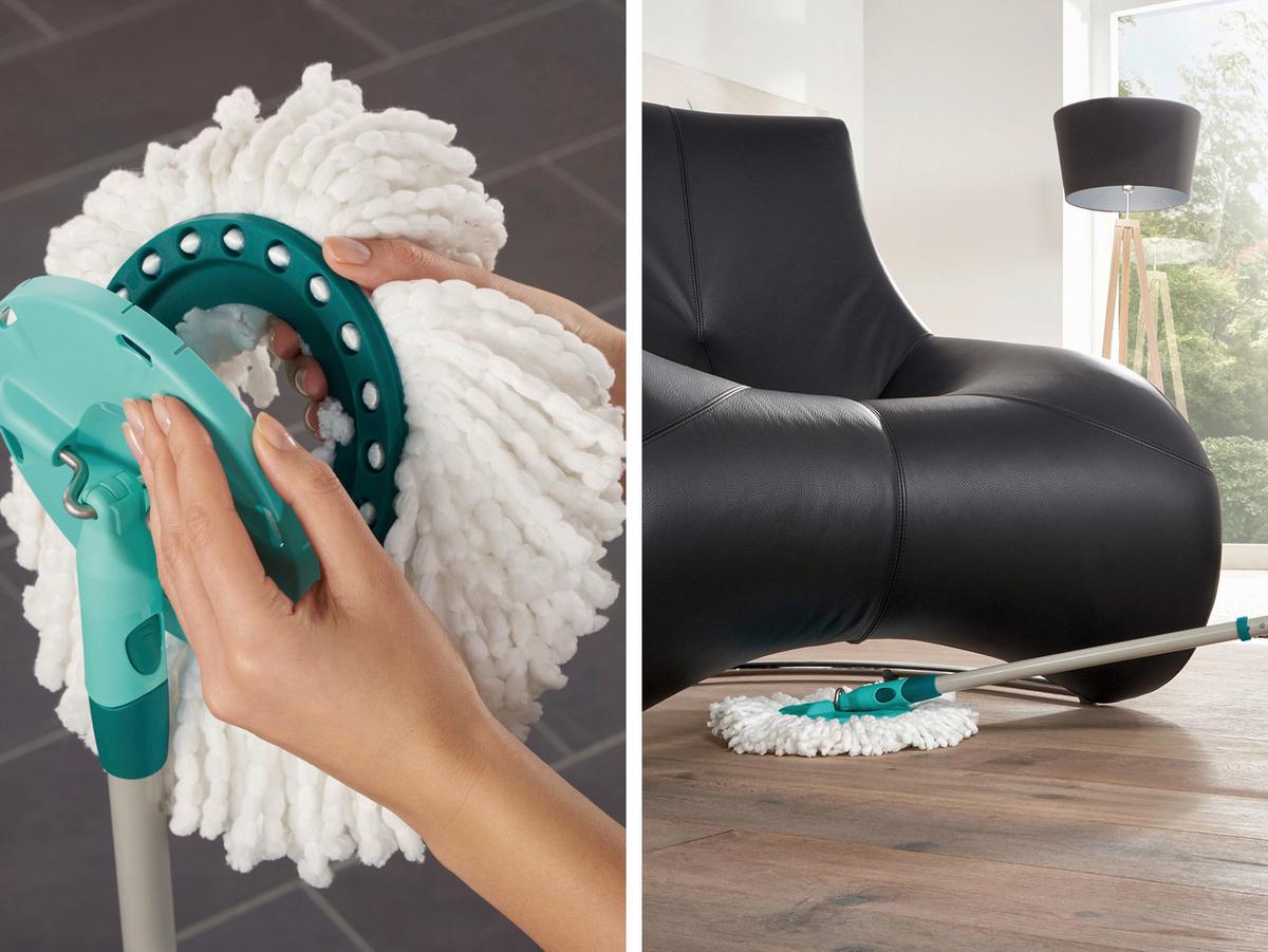Pótfelmosófej Leifheit Clean Twist Disc Mop - fehér (4/22,5/26cm) - Leifheit