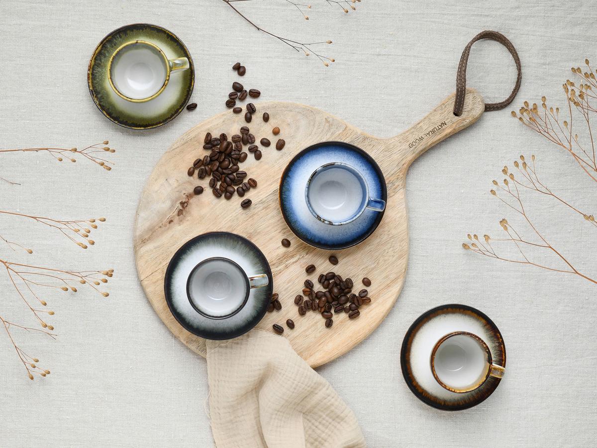 Kavni Servis Cascade Mix, 8-Delni - večbarvno, Basics, keramika - Creatable