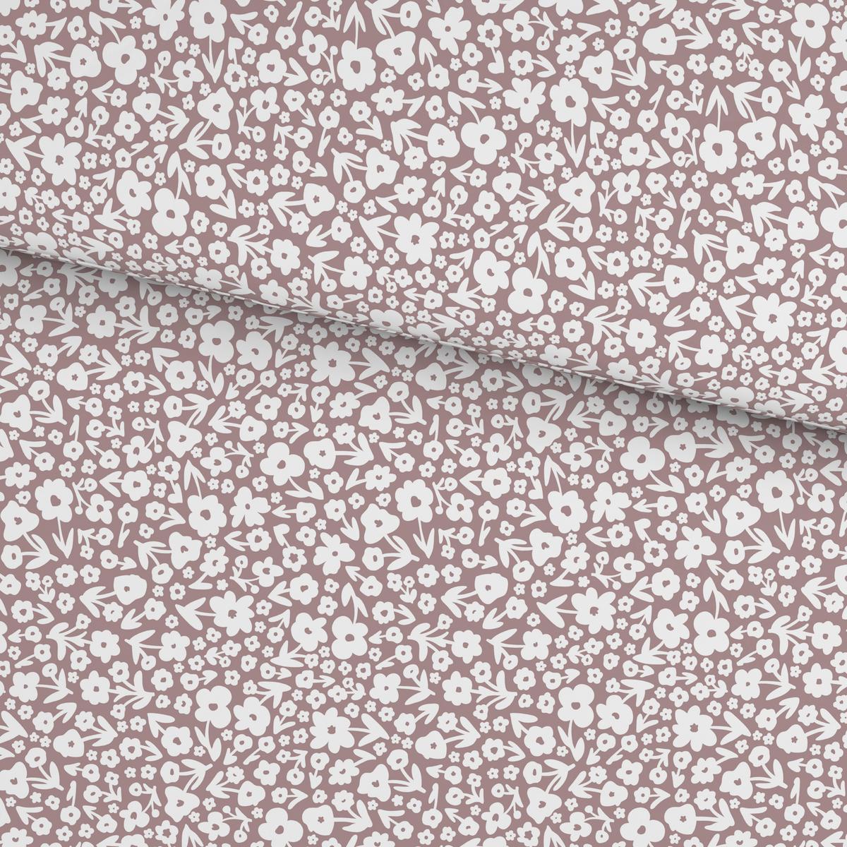 Posteljnina Millefleur - sivovijolična, Moderno, tekstil (140/200cm) - Mömax
