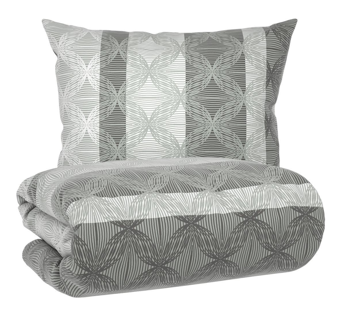 Ágyneműhuzat-garnitúra Carlos - szürke, Modern, textil (140/200cm) - Mömax