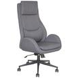 Chefsessel Dunkelgrau - Dunkelgrau/Schwarz, LIFESTYLE, Textil/Metall (59/125-135/70,5cm) - Premium Living Chefsessel Dunkelgrau - Dunkelgrau/Schwarz, LIFESTYLE, Textil/Metall (59/125-135/70,5cm) - Premium Living