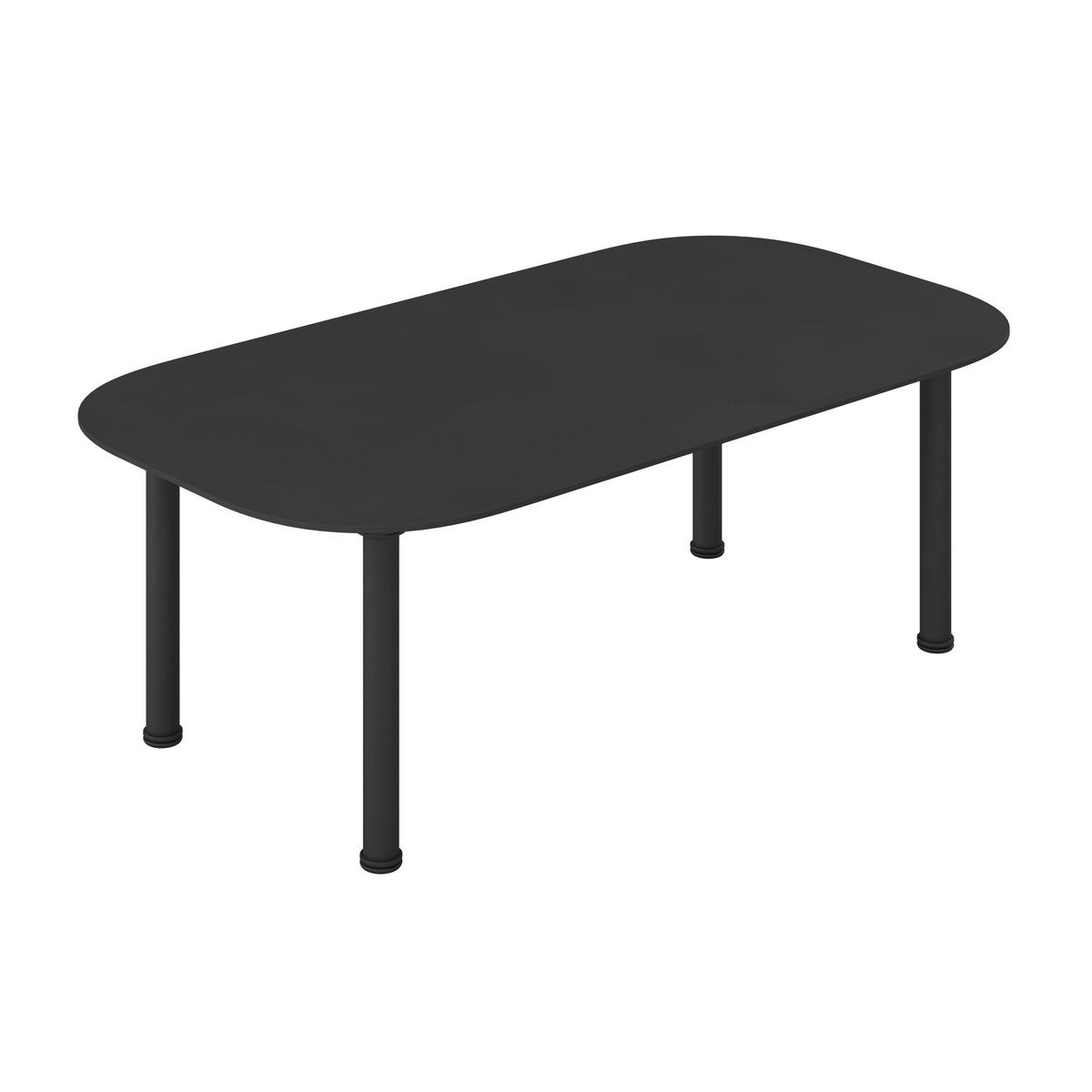 KOMPLET MEBLI TARASOWYCH CHARLOTTA - kremowy/czarny, Modern, metal/tkanina (242,5/78/75,5cm) - Bessagi Garden