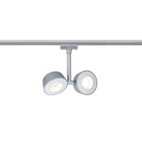 Schienensystem-Strahler Spot Double Pellet max. 4 Watt - Chromfarben, Design, Kunststoff/Metall (19/18/4cm) - Paulmann