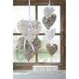 Dekohänger Melanie in Weiß - Weiß, ROMANTIK / LANDHAUS, Holz/Textil (20/3.5cm) - MÖMAX modern living