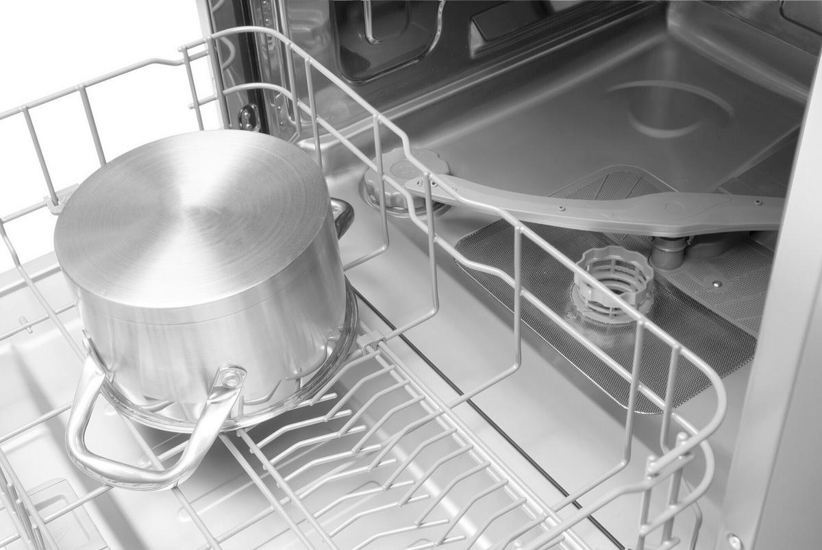 Geschirrspüler 50645 Schwarz - Schwarz, MODERN, Metall (59,8/81,5/55cm) - Mican