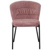 STOL EMILY - pink/svart, Lifestyle, metall/trä (55/79/59cm) - Mömax