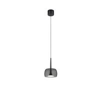 LAMPA ZWIESZANA LED 16/2001.64/5285 FLUTE - czarny, Konventionell, metal (14/200cm) - Helestra