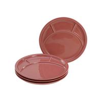 Krožnik Za Fondi Universal Red, 4-Delni - rdeča, Basics, keramika (27cm) - Creatable