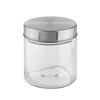 FÖRVARINGSBURK MAGNUS - 0,8L -AKT- - stålfärgad/klar, Modern, metall/glas (11,5/12cm) - Mömax