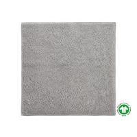 Badematte Bio Hanna in Grau ca. 60x60cm - Grau, Natur, Textil (60/60cm) - ecoTree