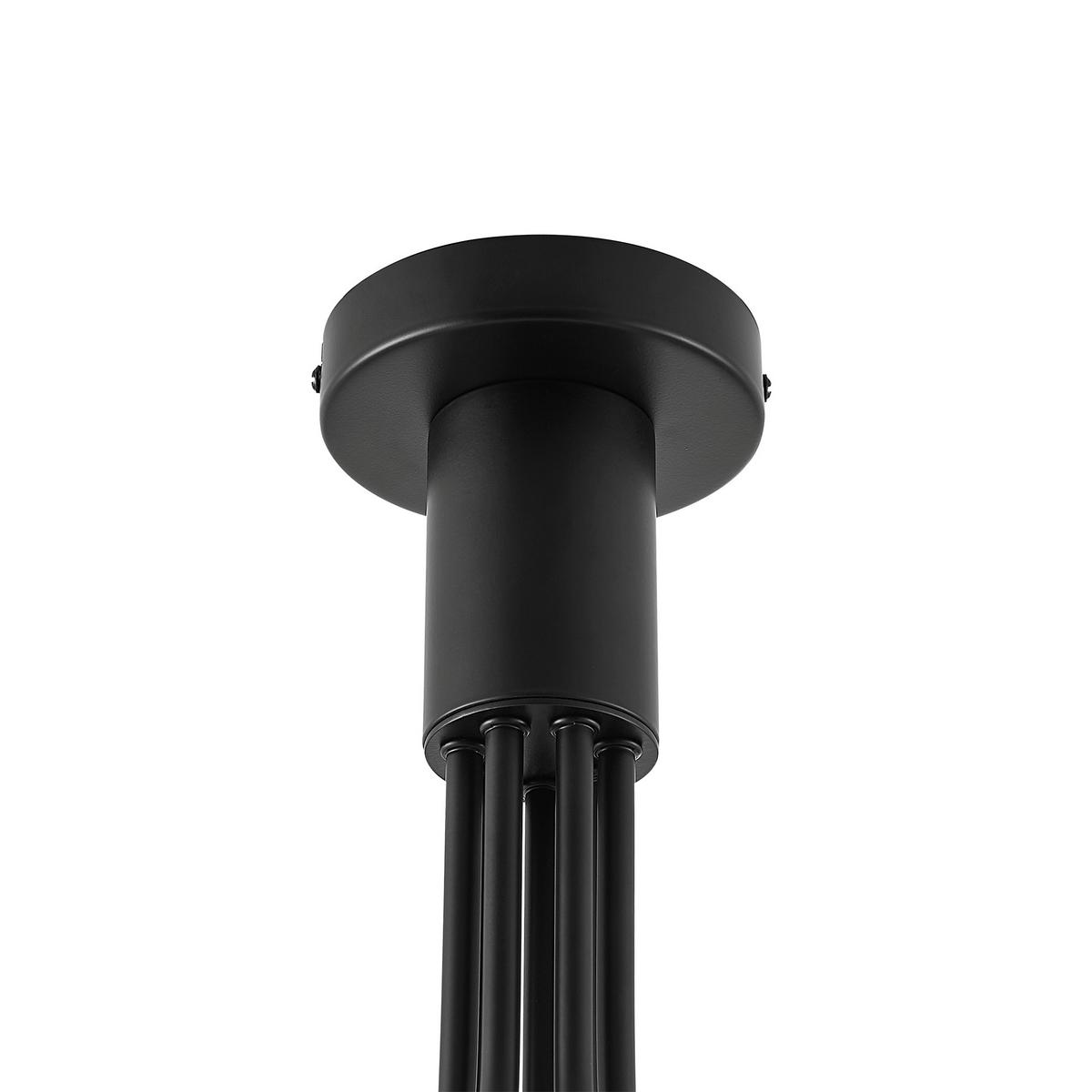 LAMPA SUFITOWA WIDNES - ciemnoszary, Design, metal/szkło (65/40cm) - Novel