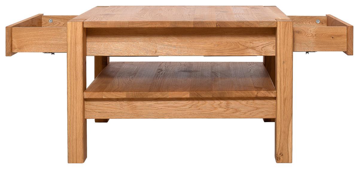 STOLIK KAWOWY PANAMA 2.0 -EXKLUSIV- - dąb dziki, Konventionell, drewno (70/70/47,5cm) - Linea Natura