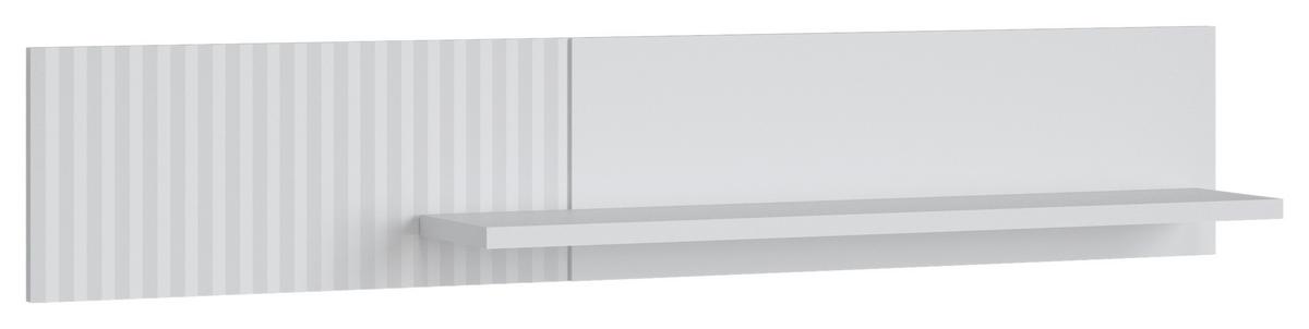 Falipolc Plissee - Modern, faalapú anyag (140/26/22cm)