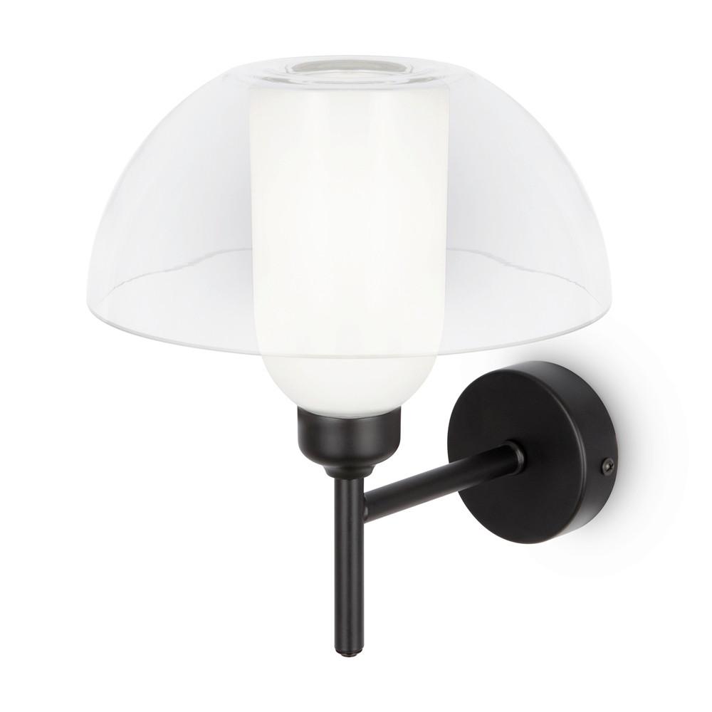 Wandleuchte Memory - Schwarz, Modern, Metall (24/22/24,4cm) - MAYTONI