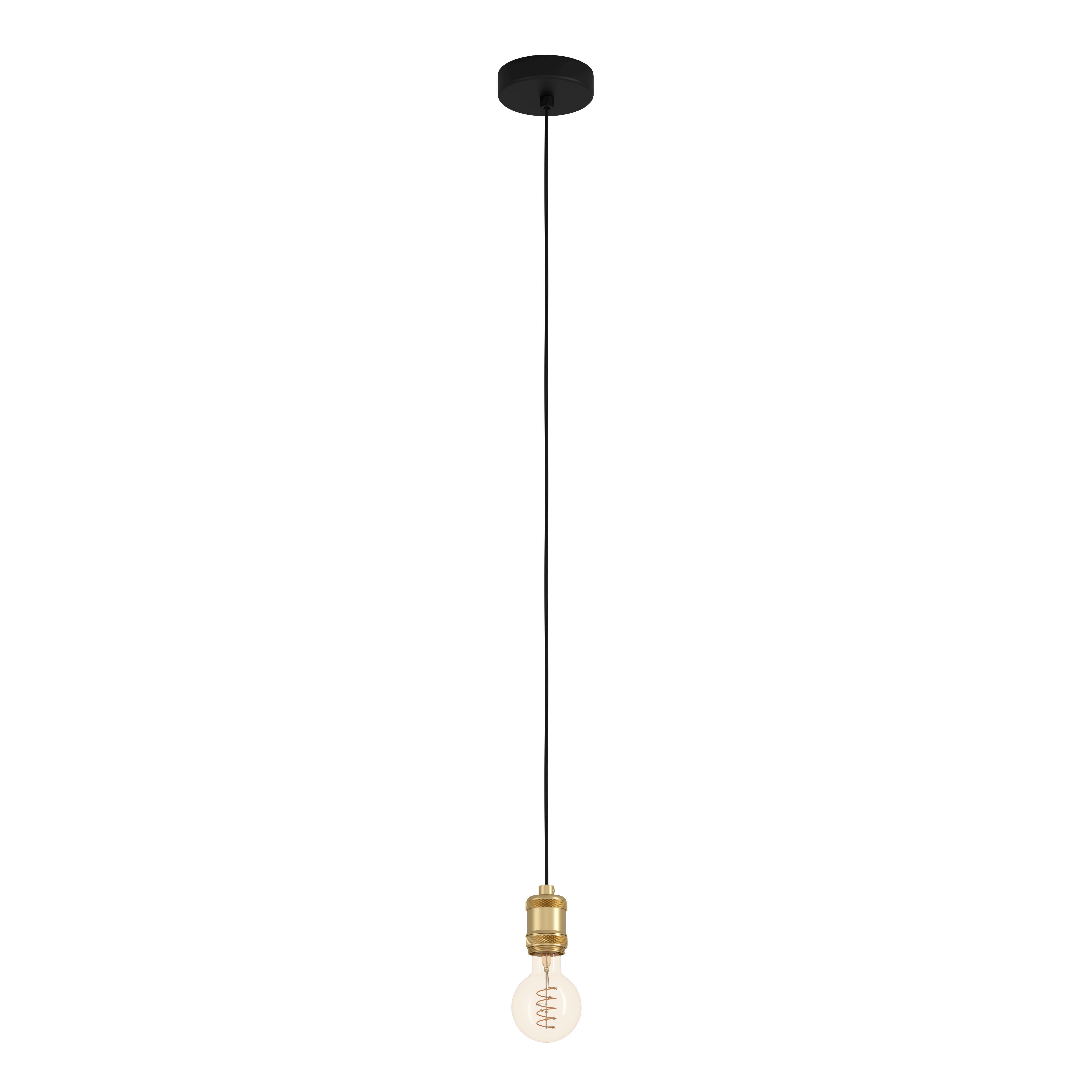 LAMPA WISZĄCA 43803*YORTH - czarny, Basics, metal (5/150cm) - Eglo