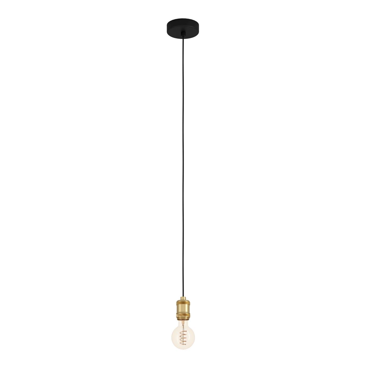 LAMPA WISZĄCA 43803*YORTH - czarny, Basics, metal (5/150cm) - Eglo