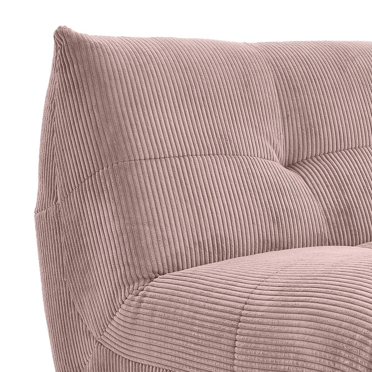 Modul Sofa Giselle Ottomane Altrosa - Altrosa, Trend, Textil (105/80/185cm) - Livetastic