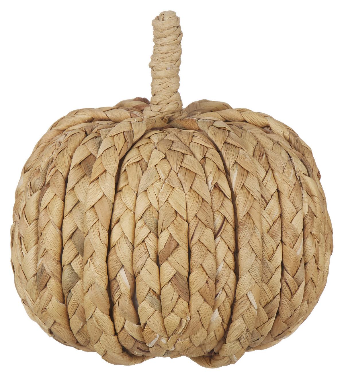 Dekokürbis Pumpkin Ecru - Ecru, Naturmaterialien/Kunststoff (17/17cm) - Mömax