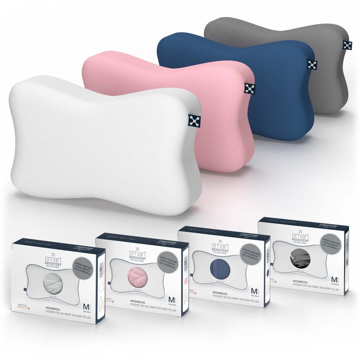 POSZWA NA PODUSZKĘ POD KARK 1030014 WEIß - biały, Basics, tkanina (50/11,5/32cm) - Smartsleep