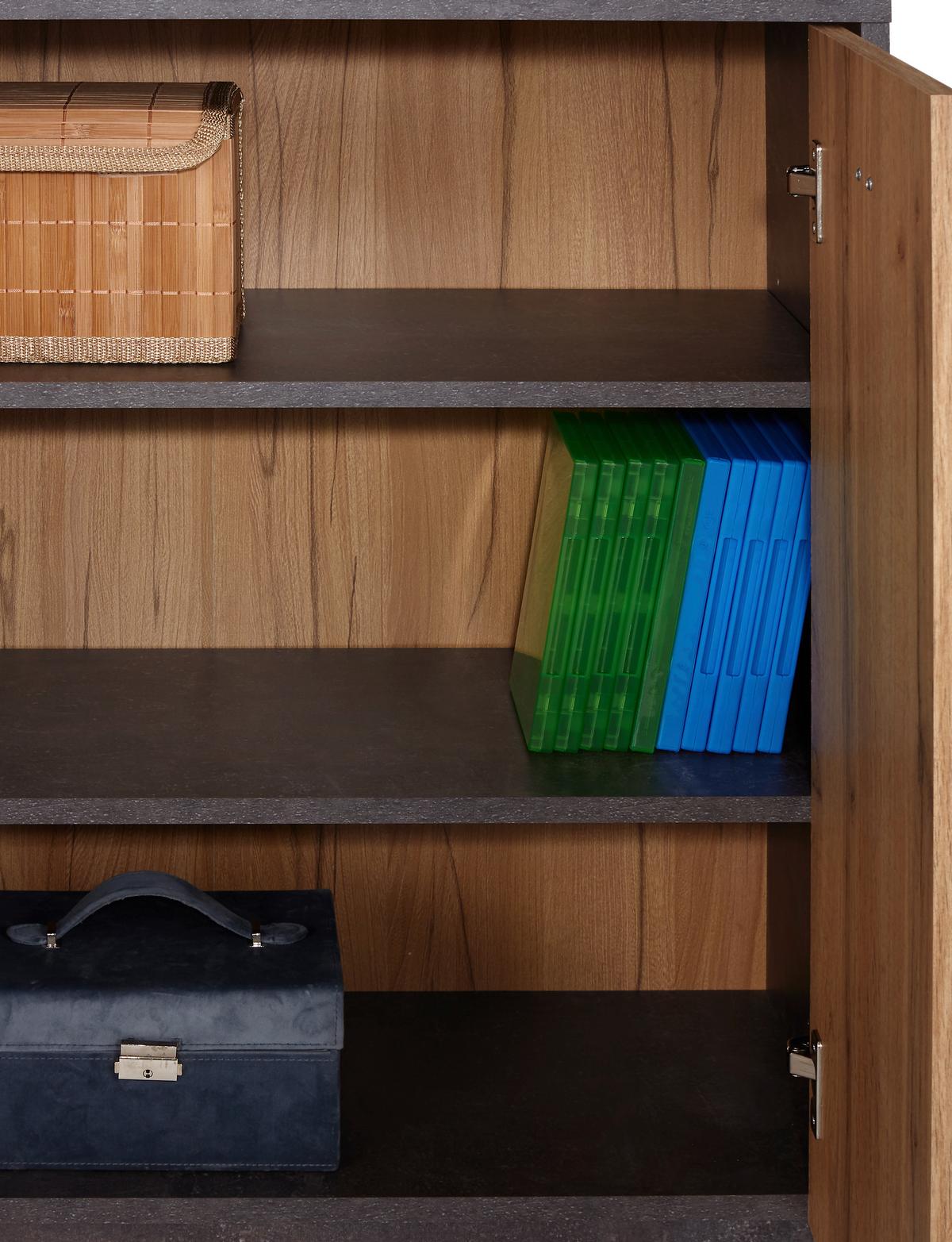 Comodă 4 YOU - culoare lemn stejar, Modern, material pe bază de lemn (74/85,4/34,6cm) - Modern Living