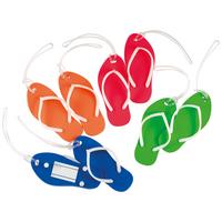 Kulcstartó Flip Flop - pink/narancs, műanyag (11,4/4,8/1,2cm) - Modern Living