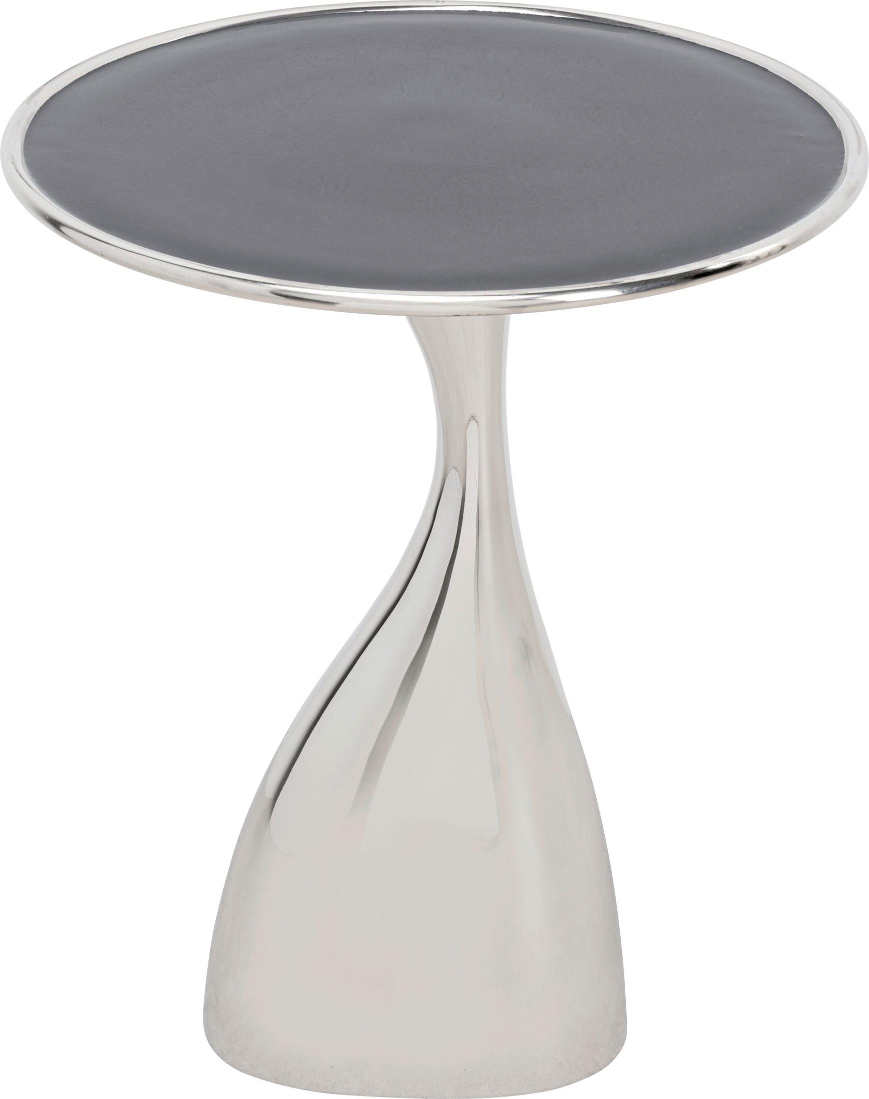 STOLIK BOCZNY SPACEY - kolor srebrny/czarny, Design, metal (36/36/45cm) - Kare-Design