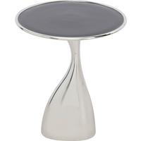 STOLIK BOCZNY SPACEY - kolor srebrny/czarny, Design, metal (36/36/45cm) - Kare-Design