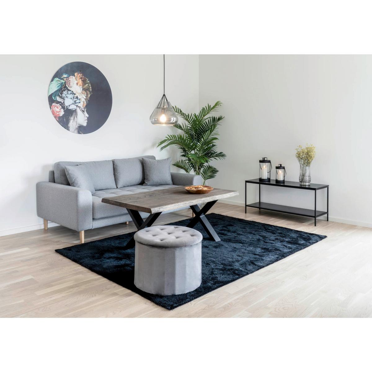 TV-Element Vita Schwarz - Schwarz, Design, Holzwerkstoff/Metall (100/45/36cm) - MID.YOU