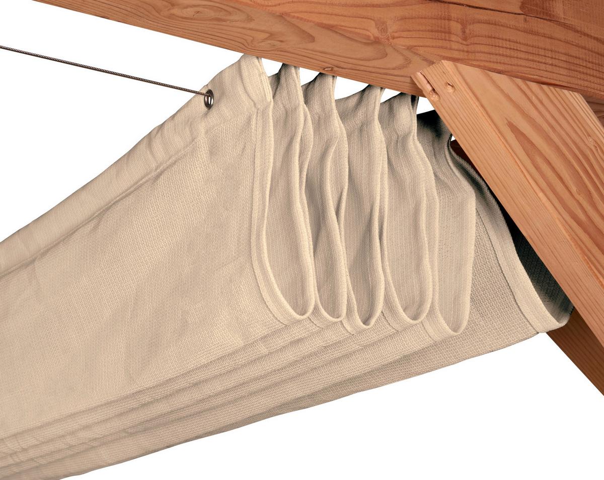 Sonnenschutz Coolfit Weiß - Weiß, MODERN, Kunststoff (290/1/500cm) - Gardenson