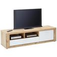 TV-Element in Eichefarben - Eichefarben/Silberfarben, KONVENTIONELL, Holzwerkstoff/Kunststoff (160/42,5/45cm) - Modern Living TV-Element in Eichefarben - Eichefarben/Silberfarben, KONVENTIONELL, Holzwerkstoff/Kunststoff (160/42,5/45cm) - Modern Living
