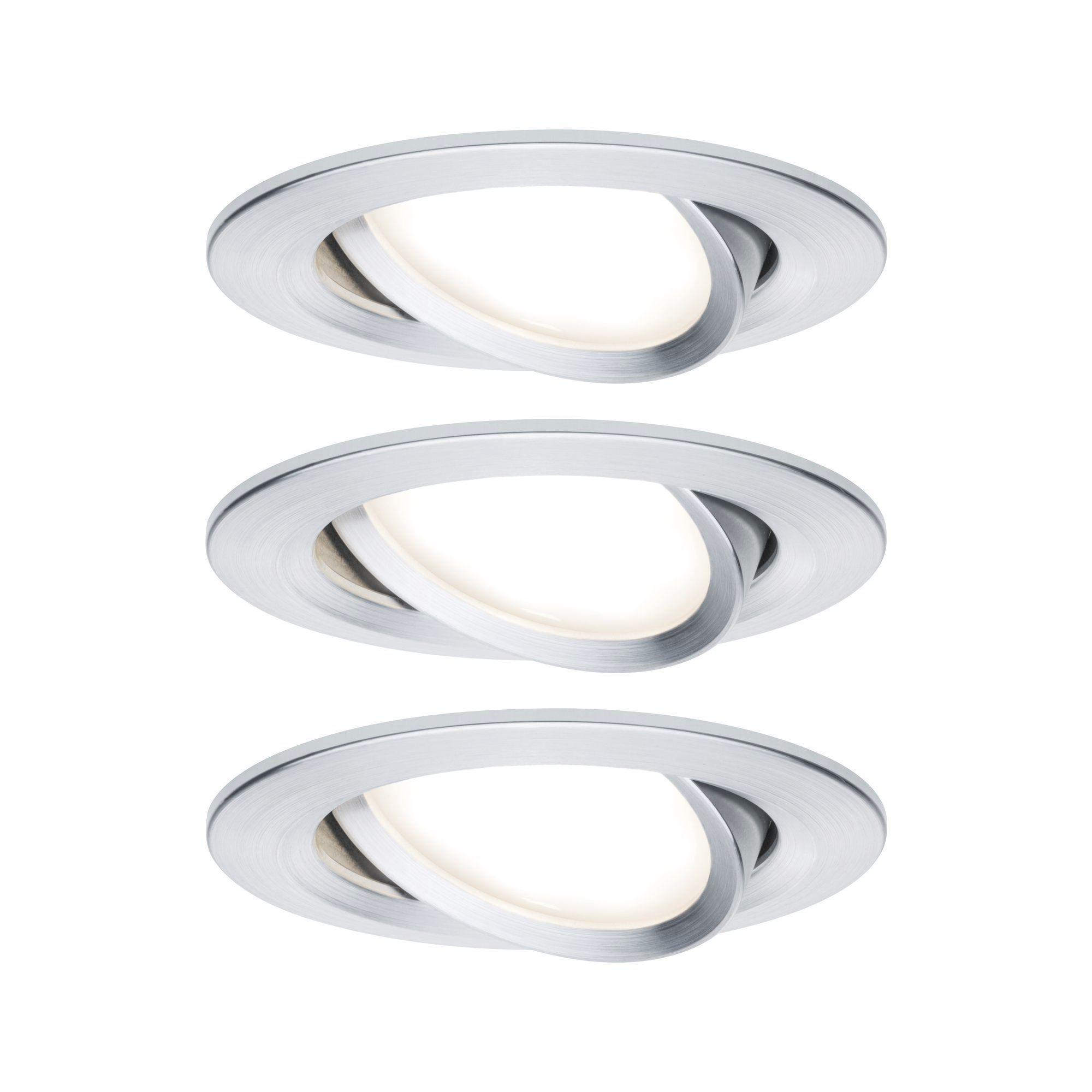 Deckenleuchte Nova in Alufarben max. 6,5 Watt - Basics (8,4cm) - Paulmann