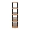 HYLLA NIMO -EXKLUSIV- - svart/ek Artisan, Modern, metall/trämaterial (110/129/32cm) - Mömax