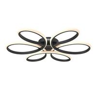 LAMPA SUFITOWA LED MATAR *SBN* - czarny, Design, tworzywo sztuczne/metal (70/10cm) - Novel