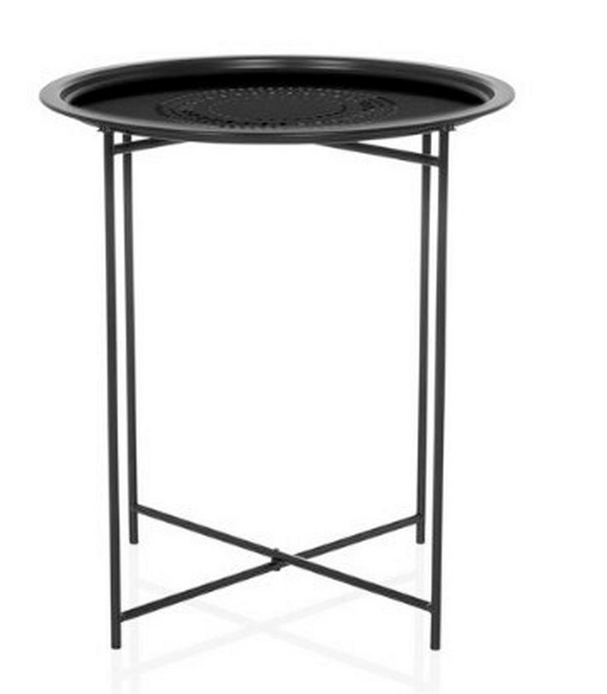 Mizica Allrund, Črna - črna, Moderno, kovina (46/52/46cm) - MID.YOU