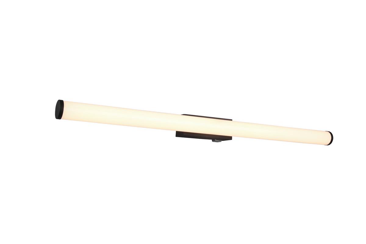 LED-Wandleuchte Mattimo in Schwarz/Weiß max. 8,6 Watt - Schwarz/Weiß, Basics, Kunststoff/Metall (80/5,5cm) - Trio Leuchten
