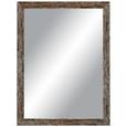 Wandspiegel Braun/Grau 60x80cm - Braun/Grau, MODERN, Glas/Holzwerkstoff (60/80cm)