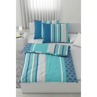 Lenjerie de pat Sara,cca. 200x220/2x50x70 cm - turcoaz, textil (200/220cm) - Based